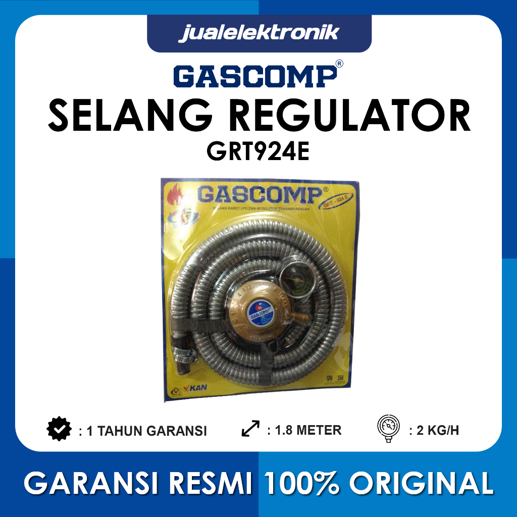 GASCOMP GRT-924E – Selang Gas Regulator Trading