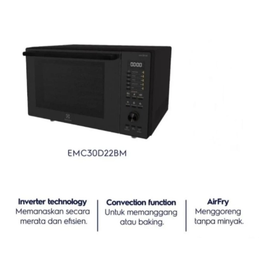 Microwave oven electrolux emc30d22bm