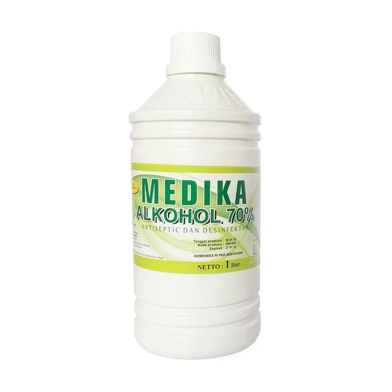 Alkohol 70% 1Liter / Antiseptic Untuk Membersihkan Luka