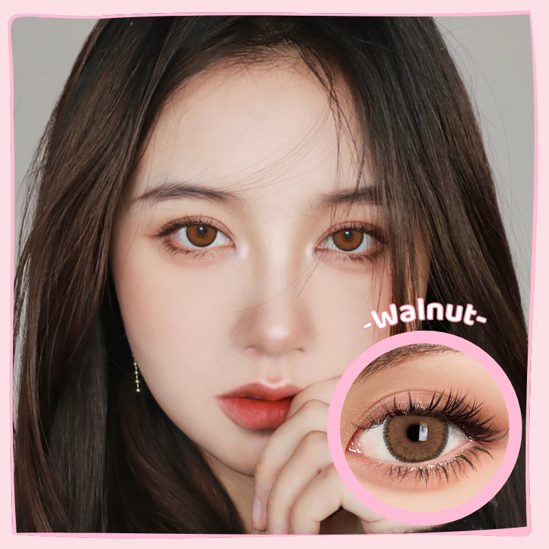SOFTLENS SOLITAIRE  COLORED LENSES-Walnut 14.5mm