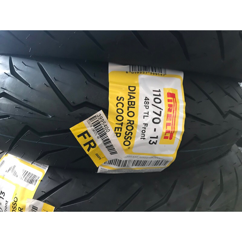 Ban Pirelli Diablo Rosso Scooter 110/70-13 Nmax Ban Diablo Rosso Scooter 110 70 13 Produksi 2024