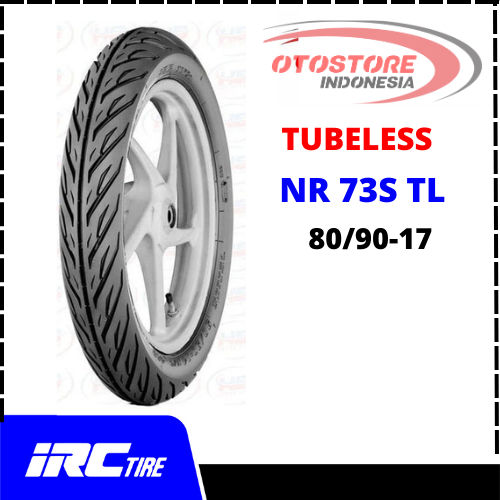 Ban depan Motor NR 73S TL IRC 80/90-17 Tubeless BAN motor Satria Fu Honda CB 150 ban depan