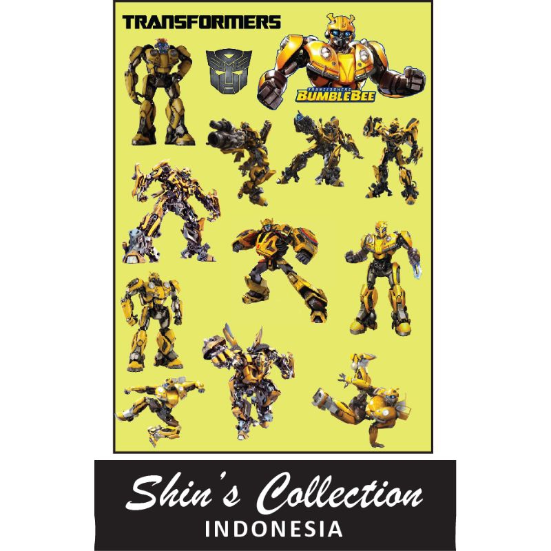 

Sticker stiker murah Anti air Bumblebee Bumble bee Transformers