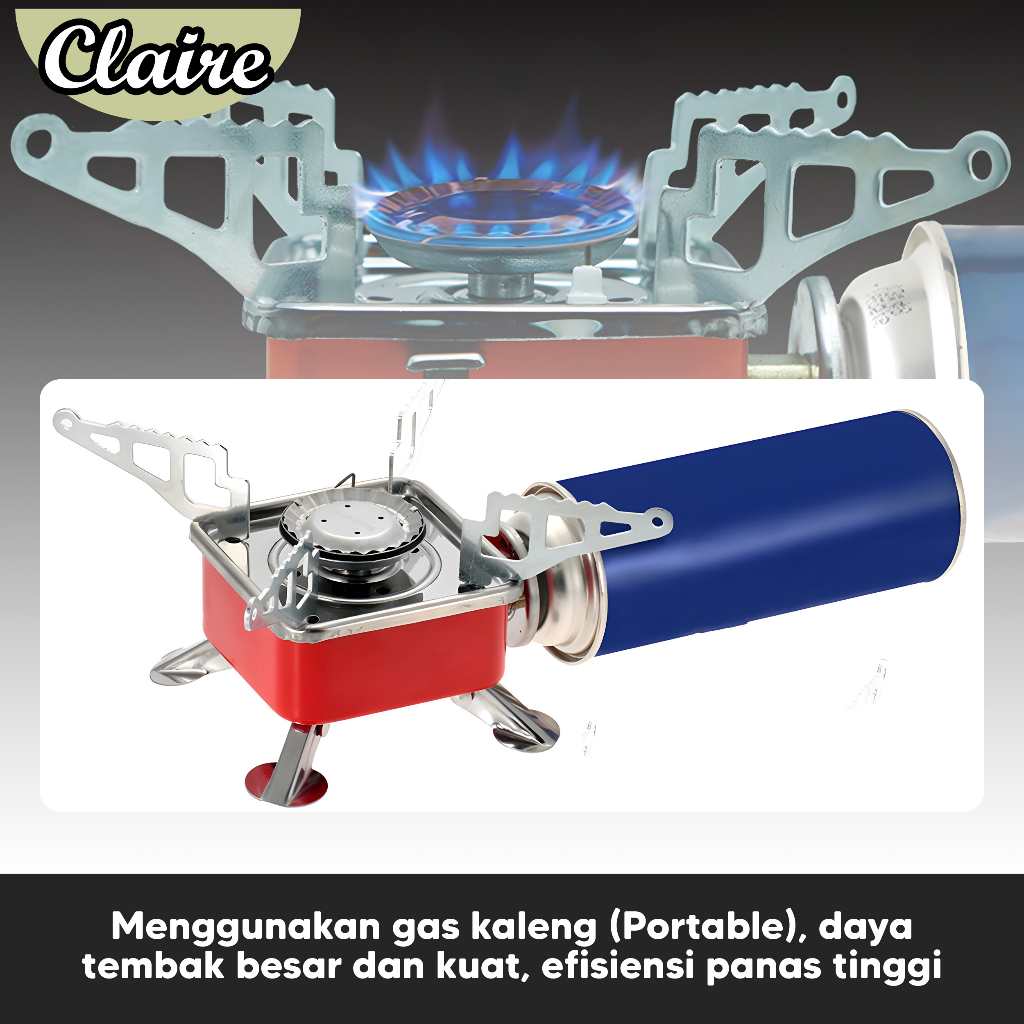 Kompor Camping Kotak Mini Portable Gas Stove