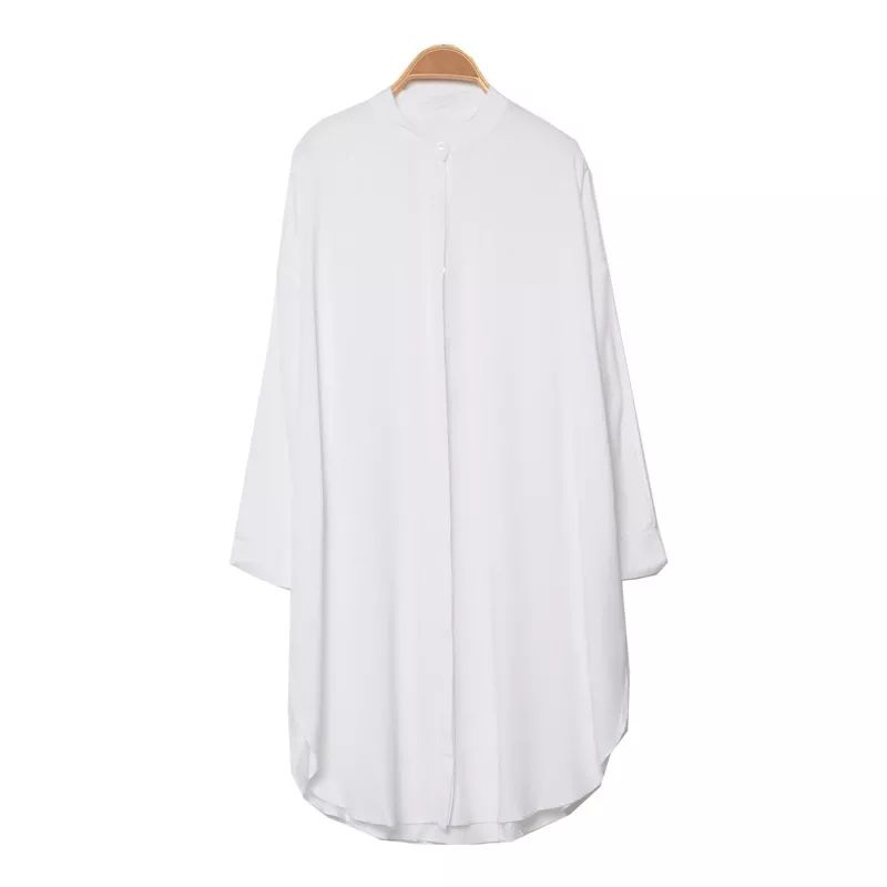 BAJU TUNIK BLOUSE JUMBO RAYON TWILL BUSUI XXL LD120CM