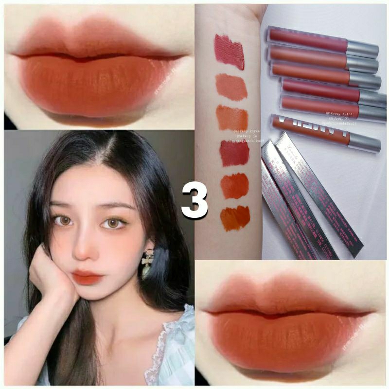 LIPSTIK WATERPROOF - LIPGLOS - LIPSTIK TAHAN LAMA DAN RINGAN - LML 1044-Lipvelvet 03