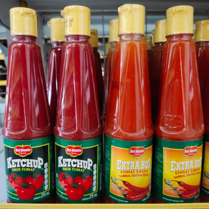 

Saus Sambal Delmonte 270ml Kemasan botol praktis Saus Tomat - Extra Hot halal murah distributor