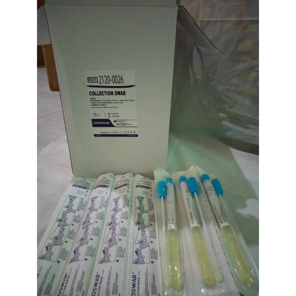CITOSWAB COLLECTION AMIES COTTON SWAB ISI 100 PCS