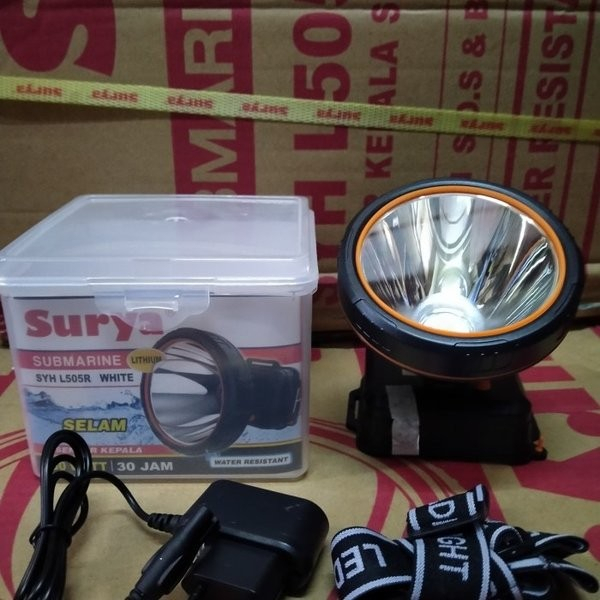 Surya Senter Kepala 50 Watt SYH L 505 R SYH L505R Headlamp Termurah