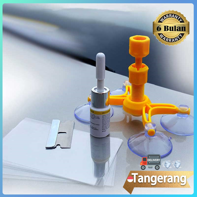 Wiendshield Glass Repair Kit / Lem Kaca Mobil Retak / Lem Kacamata Retak Car Crack Lem Kacamata