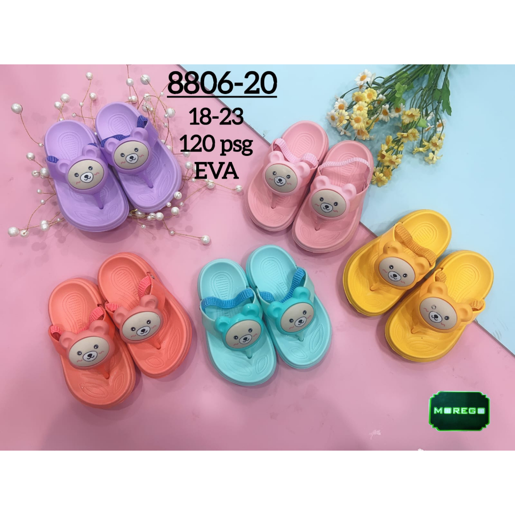 Sandal Jepit Anak Boneka Mini Let Tali Belakang