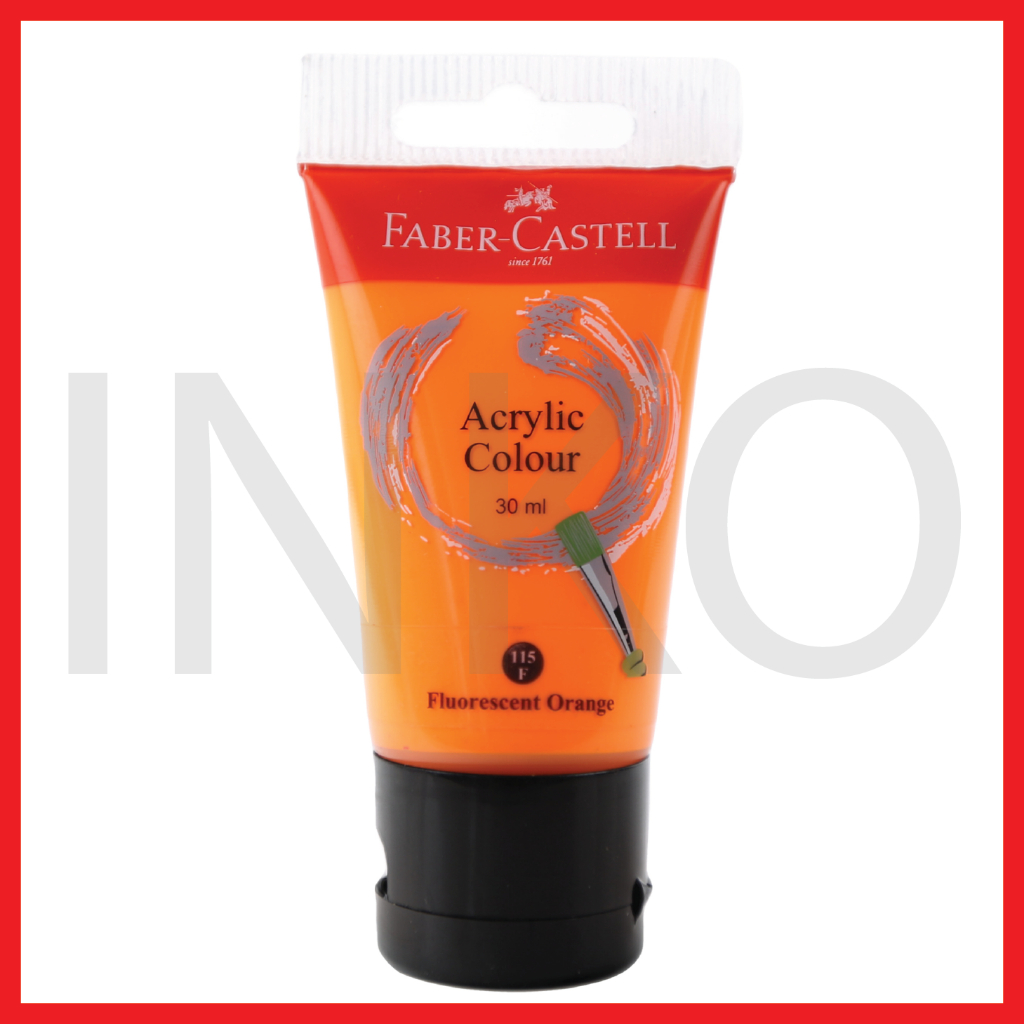 

FABER CASTELL ACRYLIC COLOUR FLUORESCENT ORANGE 30ML