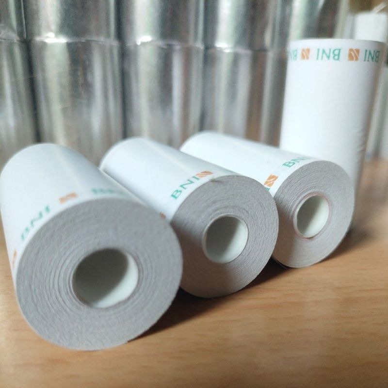 

Kertas Struk Thermal Paper Roll Edc logo BNI 58*30mm