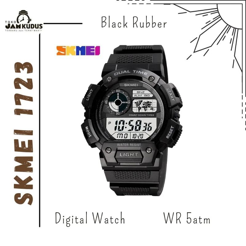 JAM TANGAN PRIA MURAH SKMEI 1723 ORIGINAL