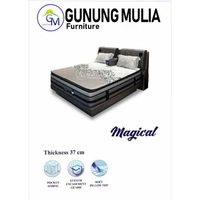 Springbed Ocean (Full Set) Magical 37cm 100/120/160/180/200