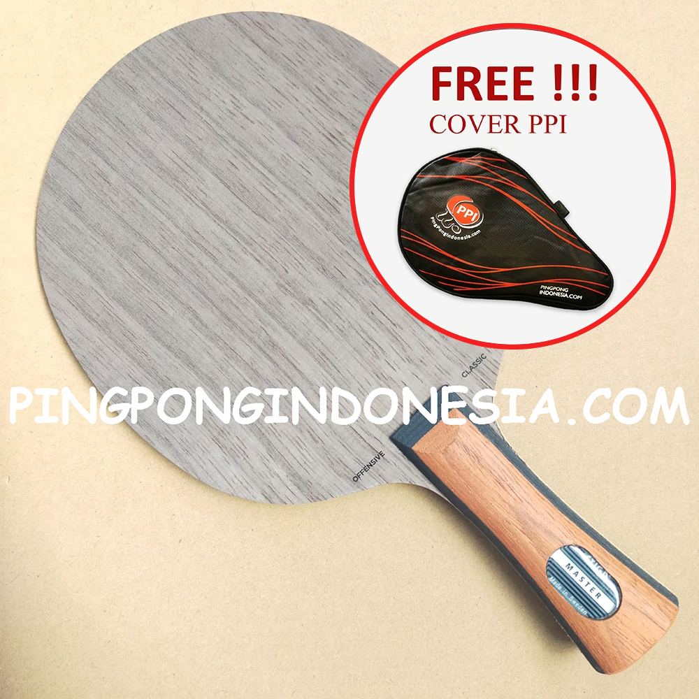 Stiga Offensive Classic JTTAA - Blade Kayu Pingpong Tenis Meja Bat Bet