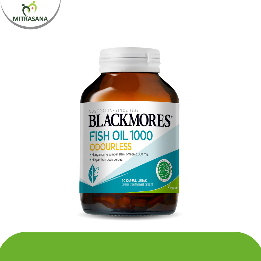 Blackmores Odourless Fish Oil 1000 30 Kapsul Gratis Blackmores Bio C 30 Tablet