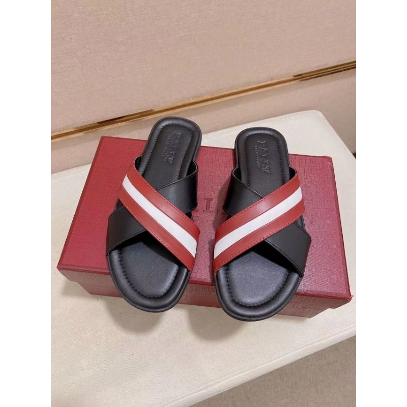 sandal pria slide bal ly sendal silang strip cowok mirror p1shoes top baru