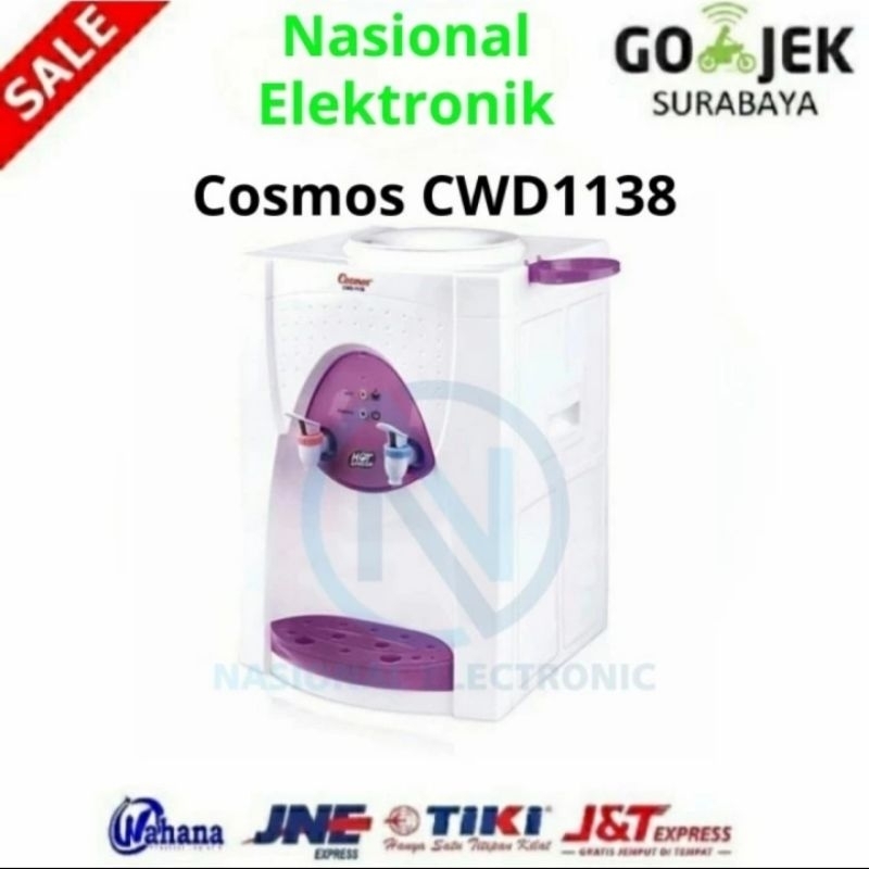 Dispenser Cosmos CWD1138/Dispenser Panas Dingin/Dispenser Galon/Dispenser Cosmos CWD-1138