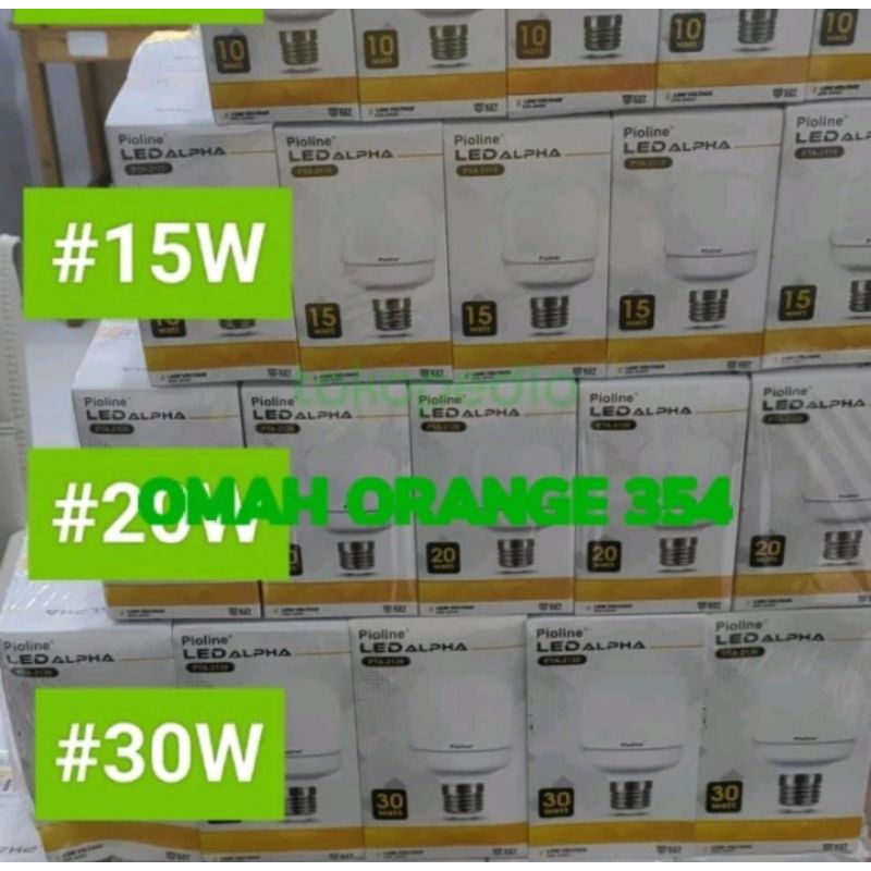 LAMPU PIOLINE LED ALPHA 30 WATT
