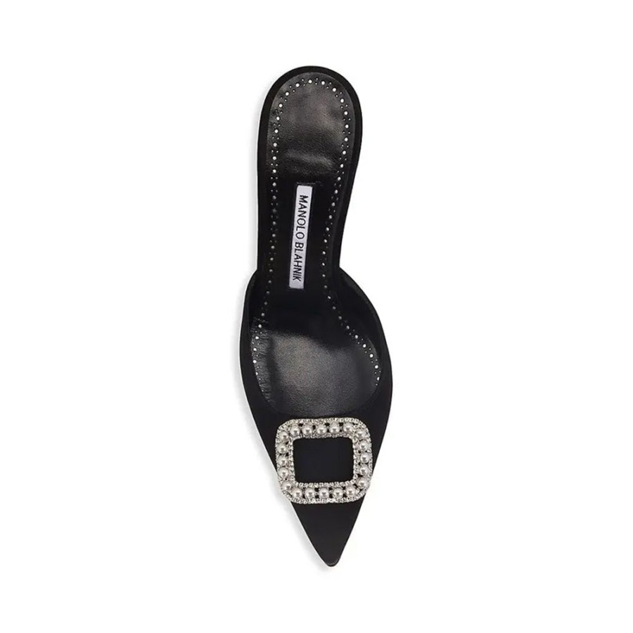 Ma nolo Blah nik Fabeta 70 Satin Mules Heels