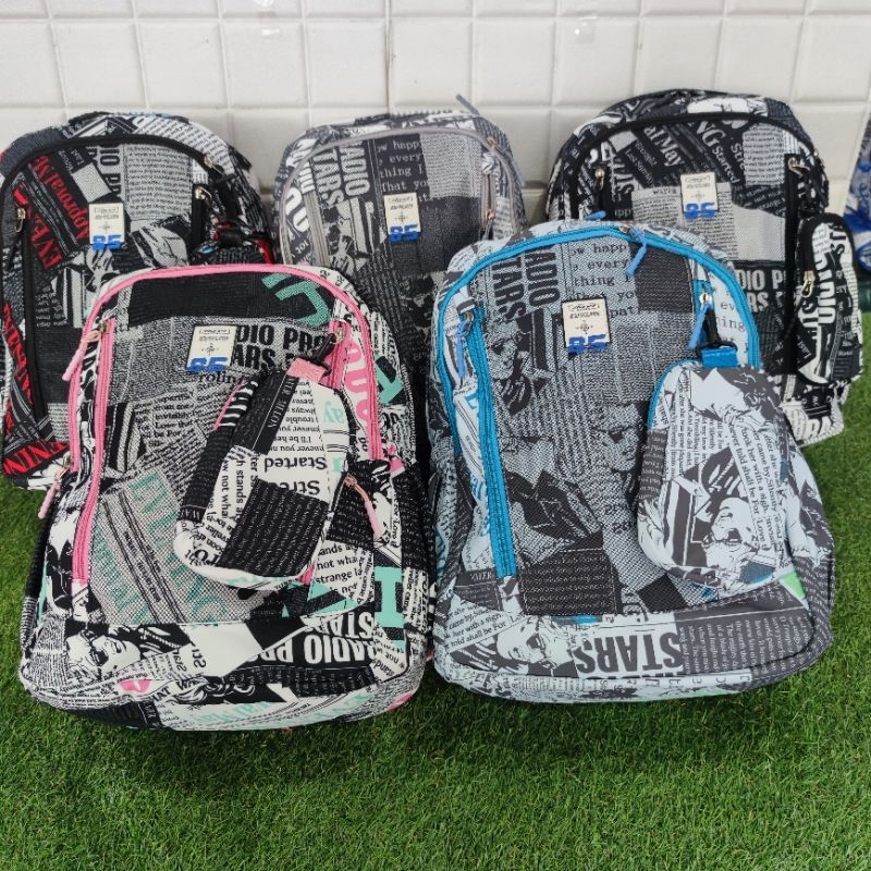 Ransel ABG Remaja Motif  Ransel ABG Motif Unisex