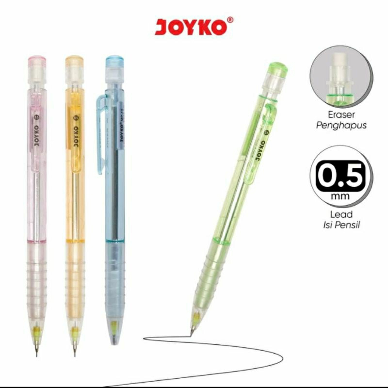 

Pensil Cetek Mekanik 0.5 mm Joyko MP-15 Fancy