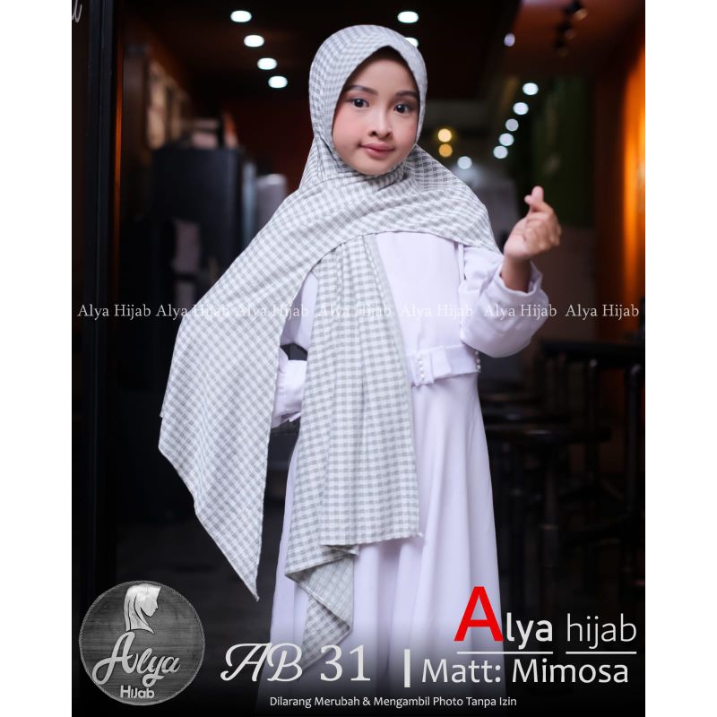 Pasmina Instan Anak AB 31 ORIGINAL Alya Hijab