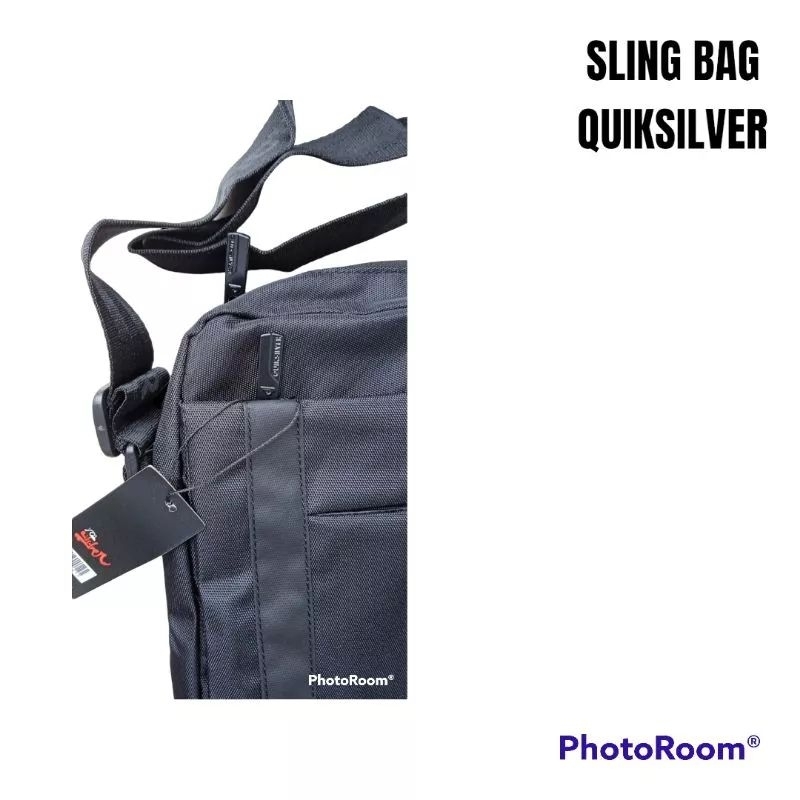 TAS QUICKSILVER TAS SELEMPANG QUICKSILVER TAS QUICKSILVER SLING BAG QUICKSILVER LOGO BESI