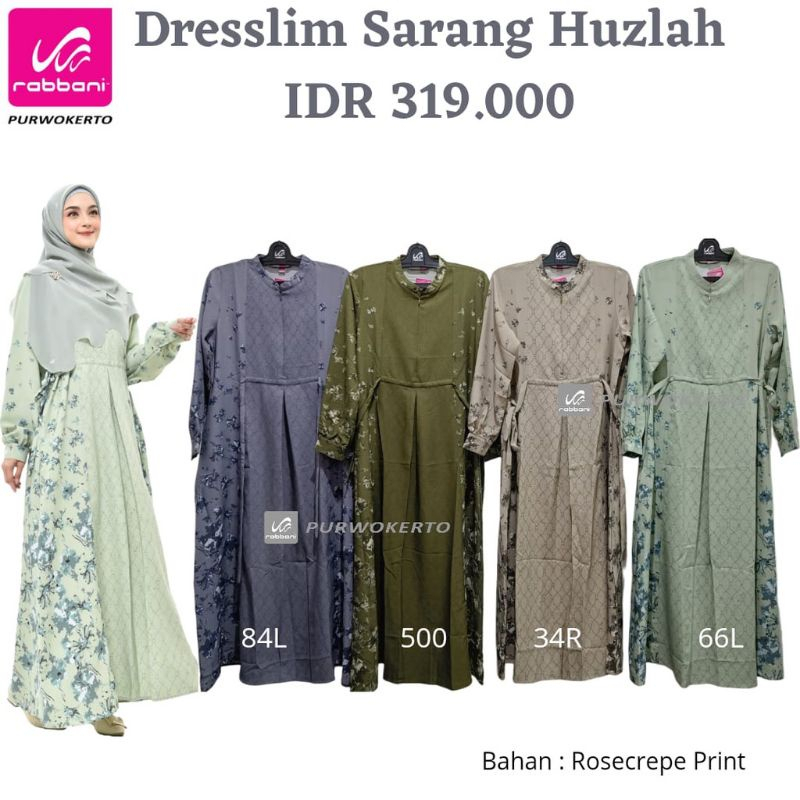 RABBANI DRESS SARANG HUZLAH SARIMBIT