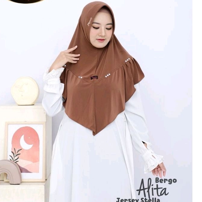 Jilbab/Hijab MAUDY ALITA/ARINA/MISKA cap MAUDY bhn jersey stela melar,adem. Promo/Sale termurah bs e