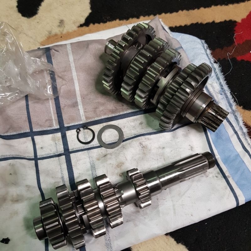 transmission transmisi gigi ratio rasio ktm250sxf ktm250 sxf ktm 250 2013 2014 2015 as komplit