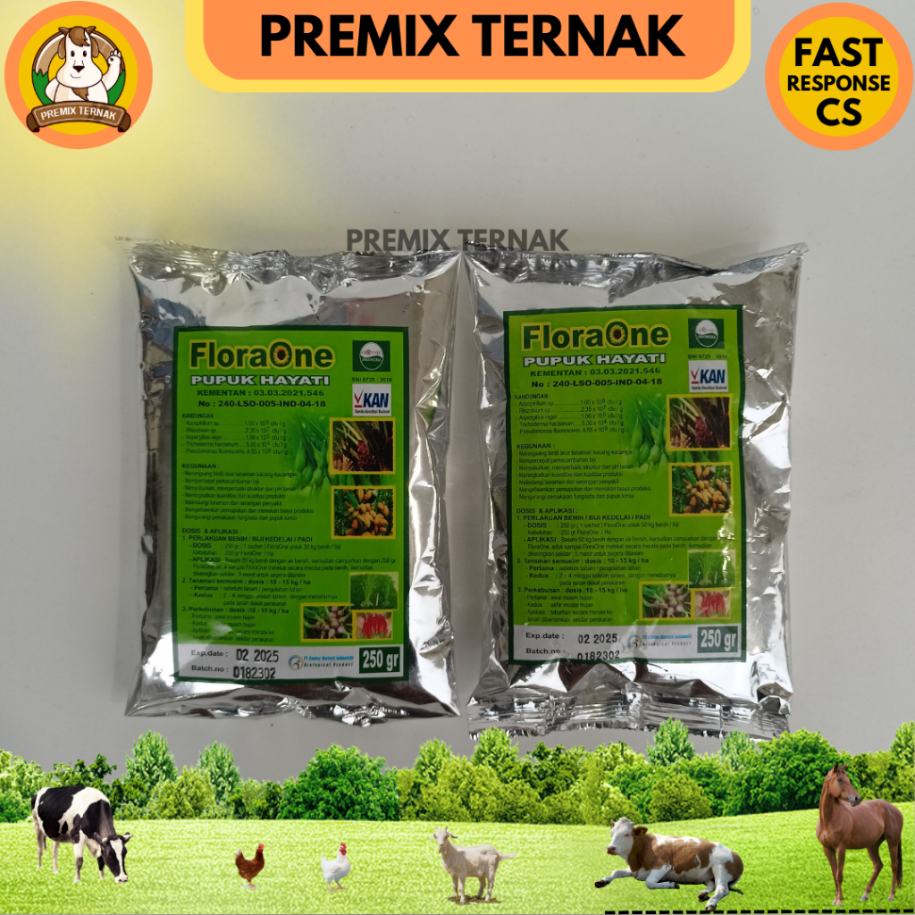 FLORA ONE 250 Gram - FloraOne - Tricoderma - Pupuk Hayati - Pupuk Organik