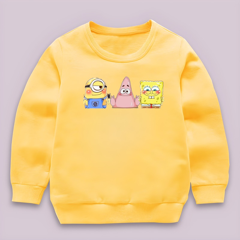 Sweater anak SPONGEBOB PATRICK hoodie anak 2-10 tahun