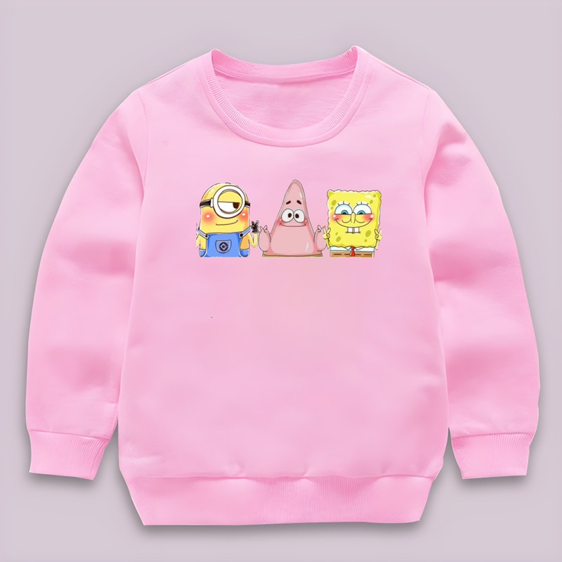 Sweater anak SPONGEBOB PATRICK hoodie anak 2-10 tahun