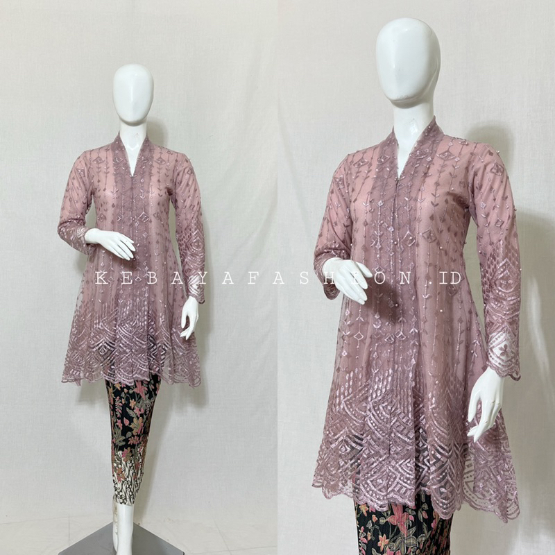 Kebaya Tunik/Kebaya Brokat/Kebaya Modern/Kebaya Wisuda/Kebaya Busui/Set Kebaya Brukat/Modern