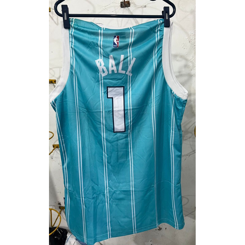 JERSEY BASKET NBA FULL PRINT CHARLOTTE HORNETS LAMELO BALL GRADE ORI