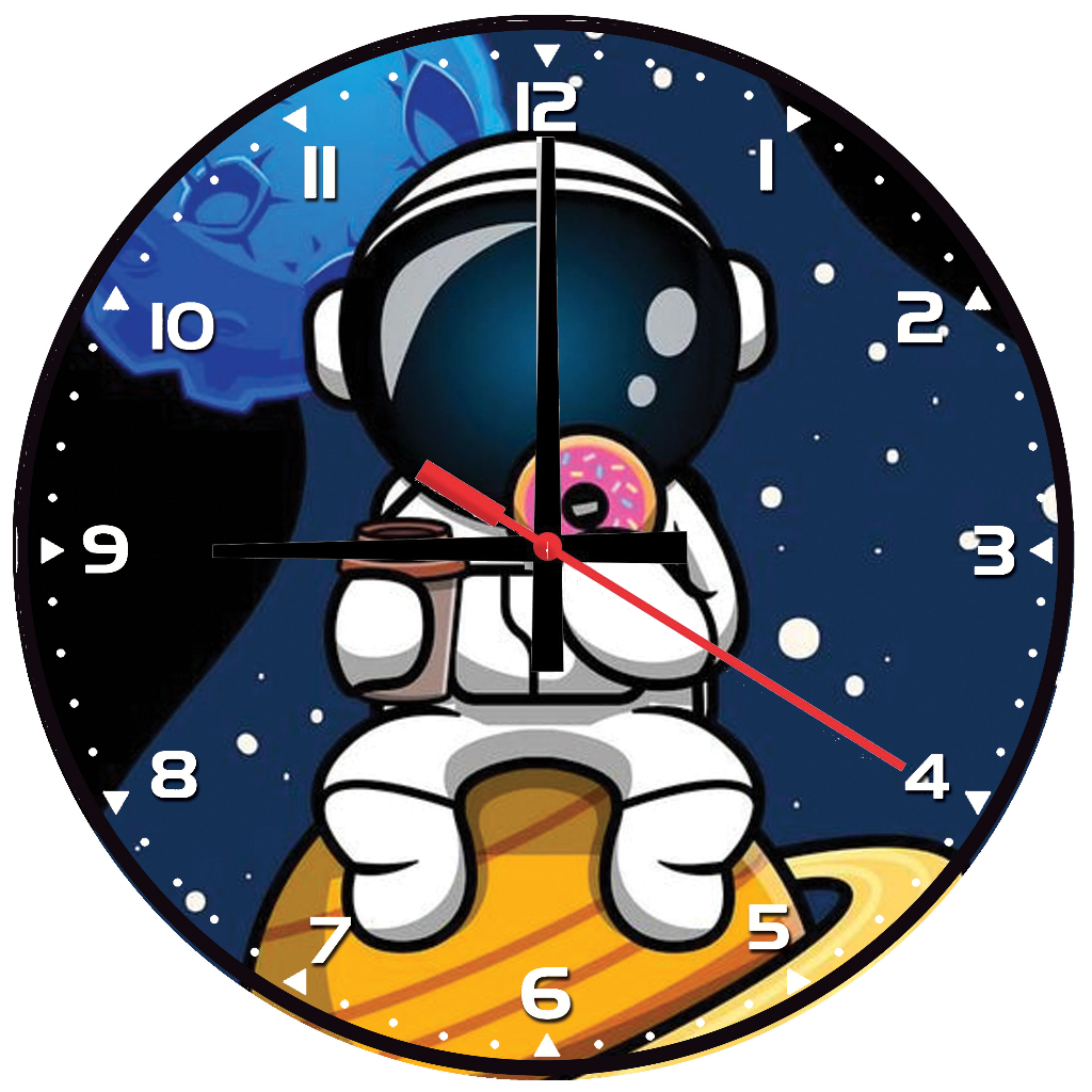 JAM DINDING ASTRONOT /JAM DINDING KAYU /JAM DINDING UNIK