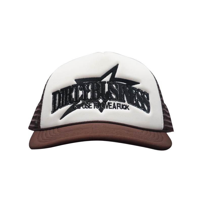 DirtyBusiness Trucker Hat Keita Brown