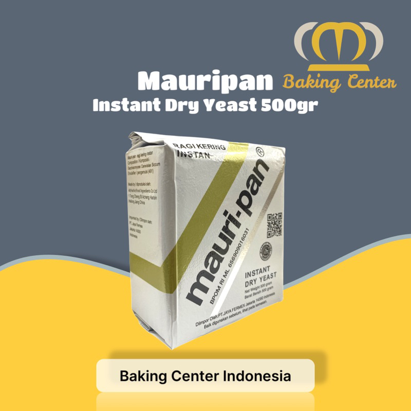 

RB22 Mauri-pan Instant Dry Yeast 500gr / Ragi Kering Mauripan 500gr