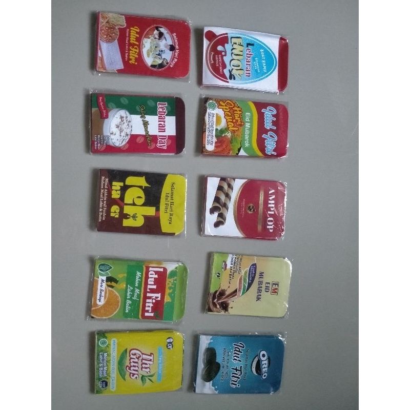 

Amplop lebaran karakter snack (10 pcs)