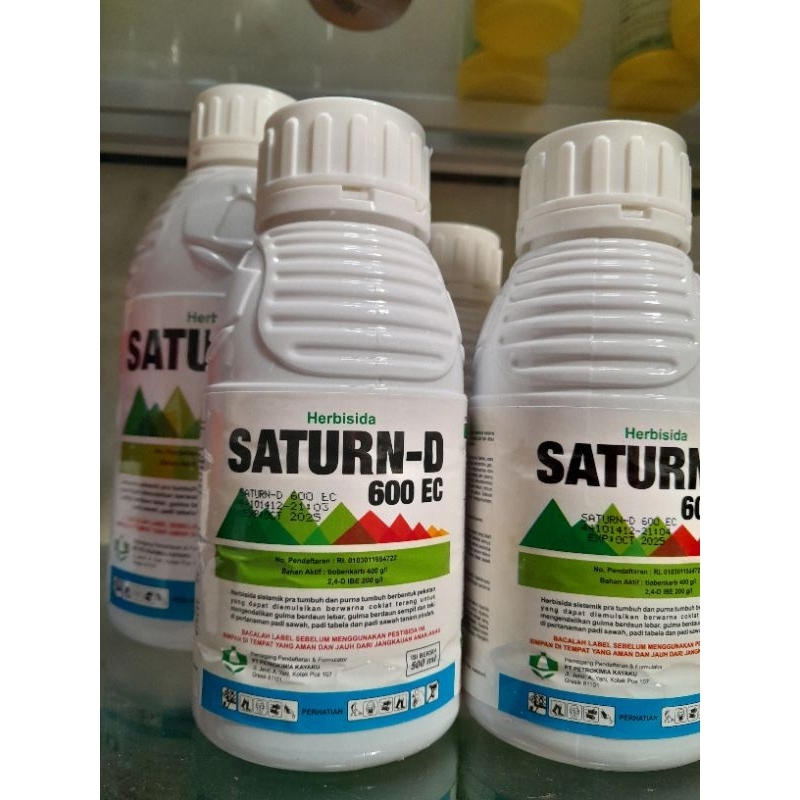 HERBISIDA SATURN D 600 EC KEMASAN 500ML SATURN CAIR 500ML