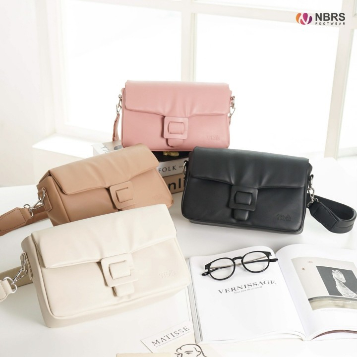 NEW Nibras Tas Wanita Sling Bag Shoulder Bag Strap Adjustable Elegan BGS 006