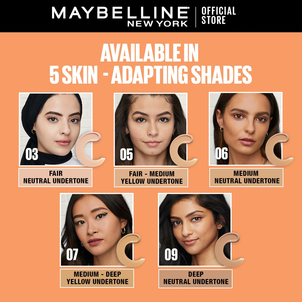 MAYBELLINE FIT ME FRESH TINT SPF 50 VITAMIN C 30 ML NATURAL COVERAGE Maybelline FitMe Fres Tint Foundation