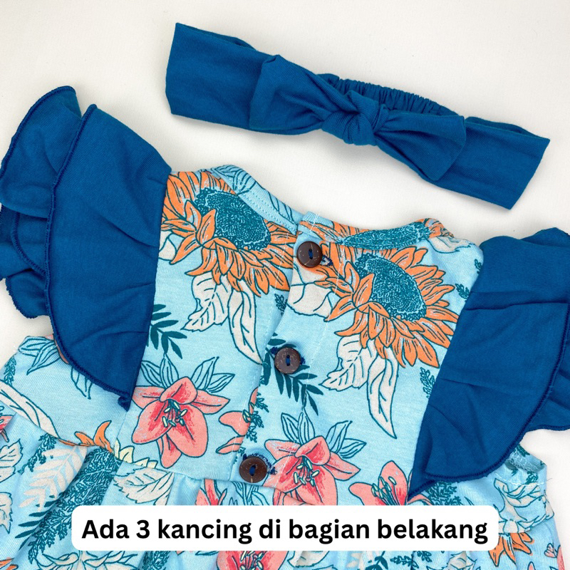 Glory Dress anak perempuan bonus bandana