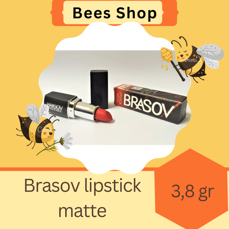 BRASOV Lipstick Matte 3.8g | lipstik mate