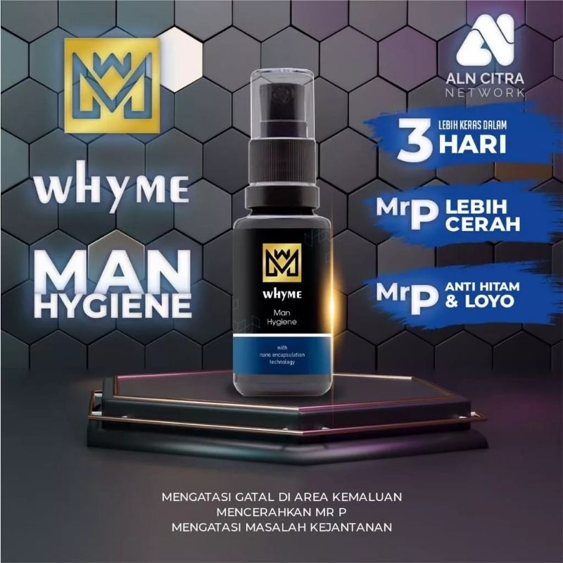 Whyme Man Hygiene Spray 20ml(baca diskripsi)