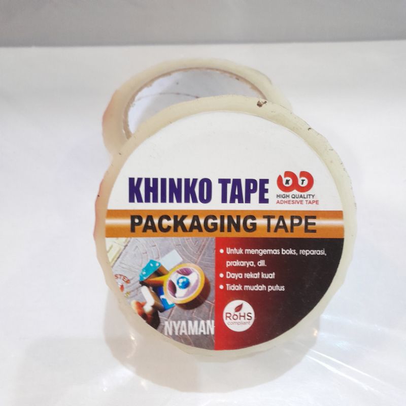 

LAKBAN BENING DAN COKLAT KHINKO TAPE 90/ PACKAGING TAPE