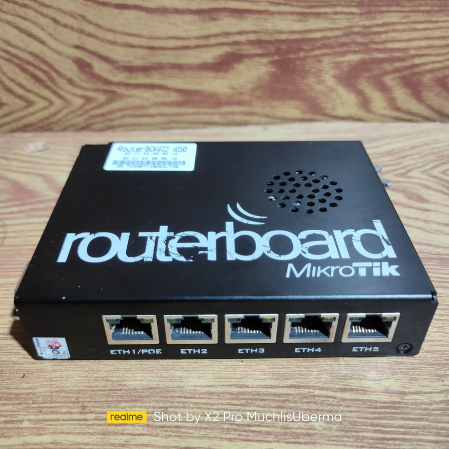 Routerboard Router Board Mikrotik Rb450 Rb 450 Non Rb450G Rb 450G