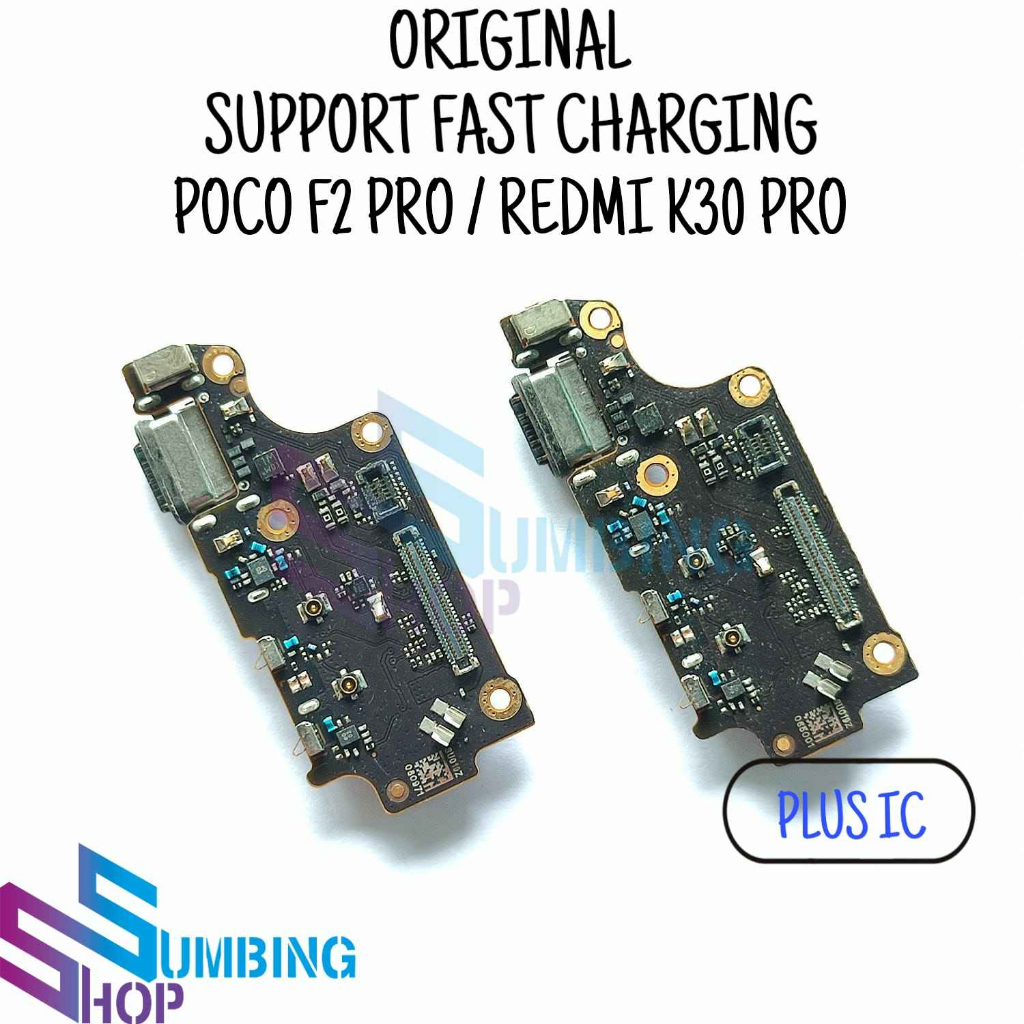 Konektor Charger Xiaomi Poco F2 Pro Redmi K30 Pro Pcb Papan Cas Usb Board Mic